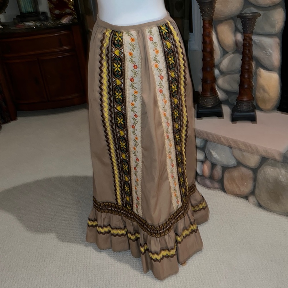 Maxi Skirt Hand-Crafted 70’s Style
